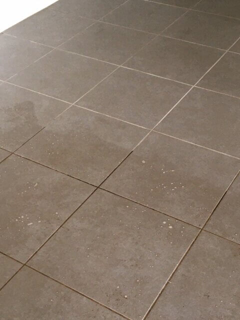 Tiles before and after